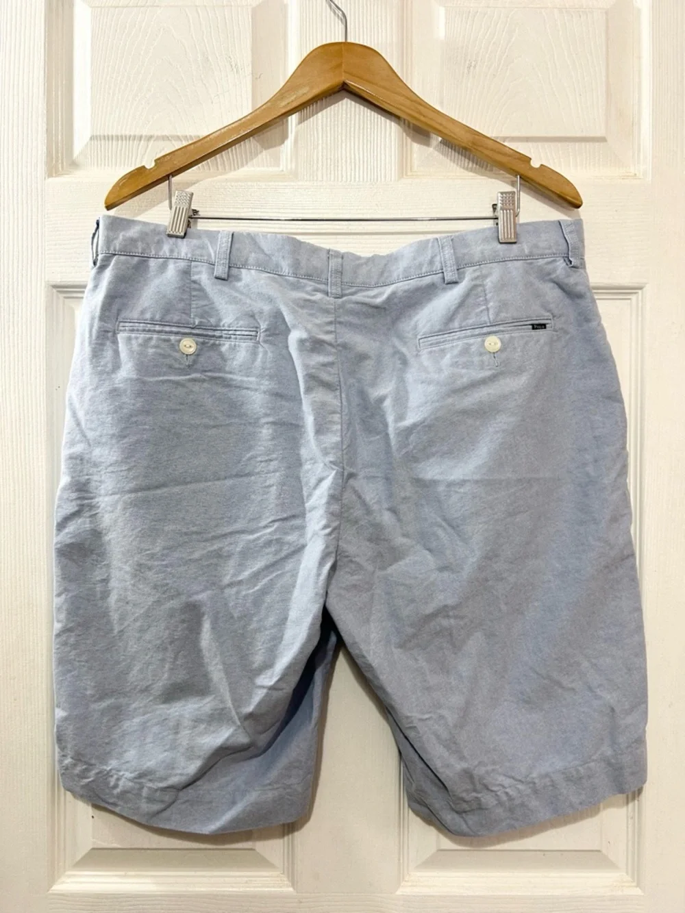 Polo Ralph Lauren Classic Fit Chino Shorts Men’s 38 Light Blue 100% Cotton - Picture 2 of 8